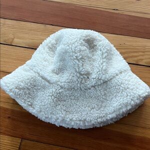 Lack of Color White Sherpa Bucket Hat